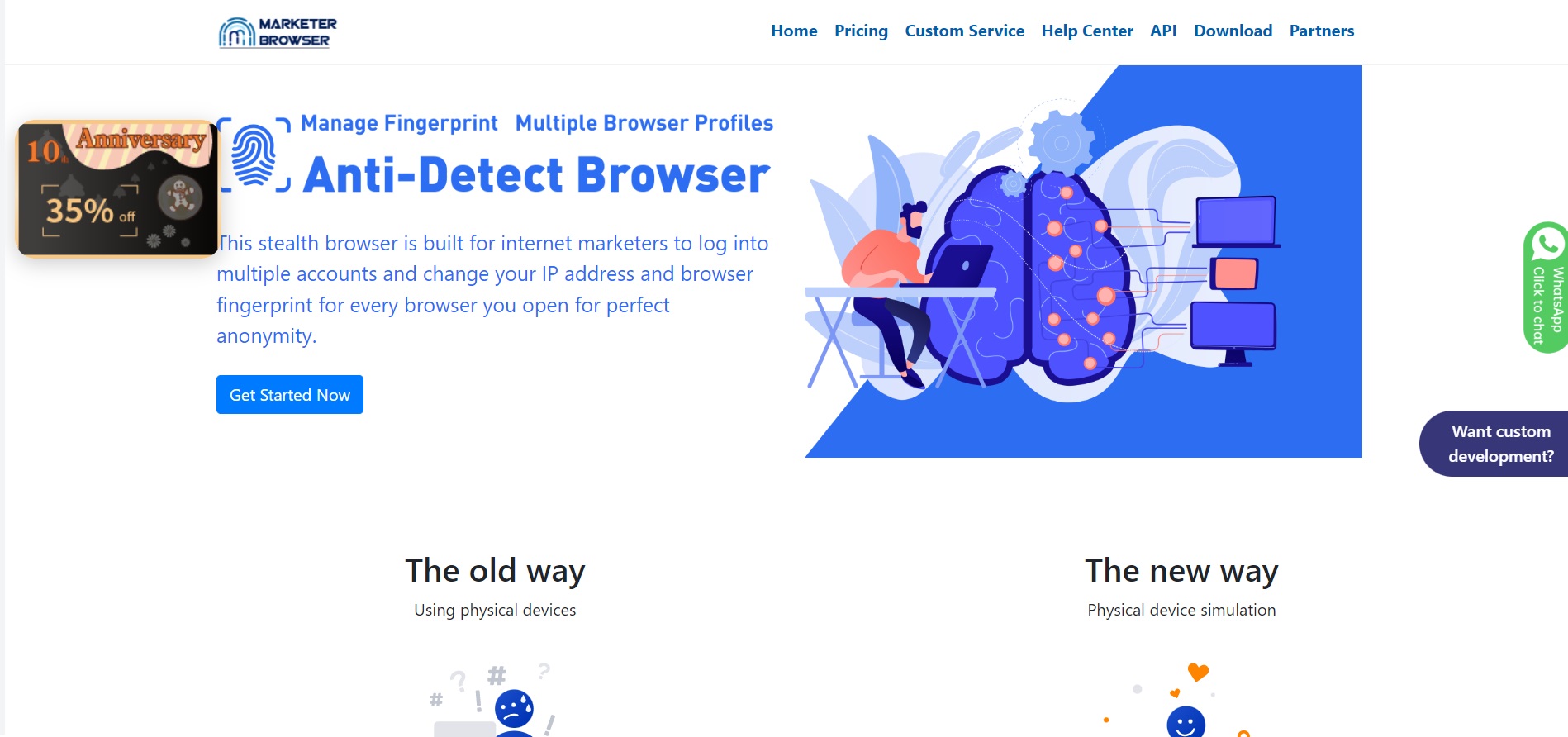 Marketer browser