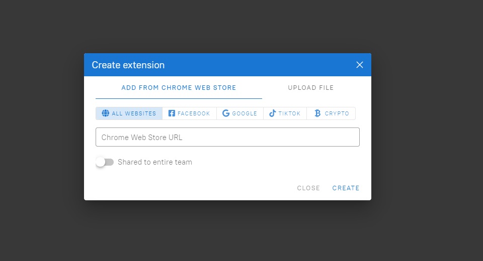 Adding extensions